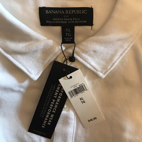 NWT Banana Republic White Polo - Picture 3 of 4